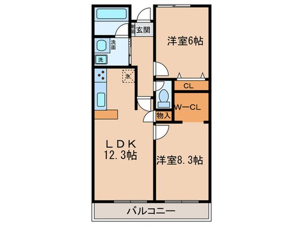 ア－クステ－ジの物件間取画像